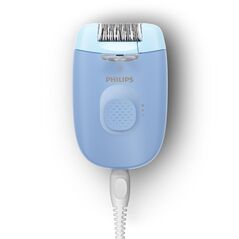 Epilator cu fir philips seria 4000 bre247/00, 2 viteze, 4 accesorii, retea, albastru, l x a x i (mm) 50x120x145,  Epilatoare | electropc.ro
