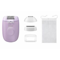 Epilator philips seria 4000 bre257/00, 2 setari de viteza, cap de epilare lavabil, 4 accesorii, lila, l x a x i (mm) 50x120x145,  Epilatoare | electropc.ro