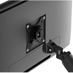 Brat dublu pentru monitor neomounts, tip full motion, pentru display-uri cu diagonale 17"-32", sistem de prindere vesa 75x75~100x100mm, greutate maxima suportata 9 kg per ecran, tilt +45°, -45°, swivel +90°, -90°, rotate +180°, -180°, reglabil pe inaltime,  Suporturi TV & Monitor | electropc.ro