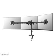 Brat triplu neomounts ds60-600bl3; pentru display-uri cu diagonale 10"-27", sistem de prindere vesa 75x75~100x100, greutate maxima suportata 6 - per ecrankg, full motion, tilt +45°, swivel 90°, rotate 180°, distanta fata de perete 137-601mm; culoare negru,  Suporturi TV & Monitor | electropc.ro
