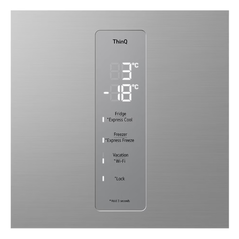 Combina frigorifica lg gbv7170epy, 341 l, no frost, clasa e, h 186 cm, argintiu,  Combine frigorifice | electropc.ro