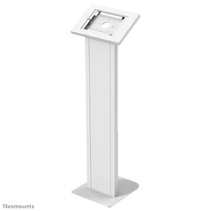 Stand podea mobil/fix pentru tablete neomounts fl15-750wh1; pentru display-uri cu diagonale 9,7"-11", sistem de prindere vesa 75x75~75x75, fix; lockable; culoare alb. garantie 5 ani,  Suporturi TV & Monitor | electropc.ro