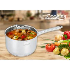 Caserola inox  20x12.5 cm, 3.6 l, cooking by heinner,  Tavi copt | electropc.ro