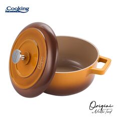 Cratita aluminiu turnat + capac 20x10 cm, 2.4l, nicolai tand, origini, cooking by heinner,  Tavi copt | electropc.ro