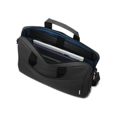 Geanta laptop lenovo topload t210 (eco), 16", negru, functii: rezistenta la apa, tip inchidere: fermoar, material: poliester, dimendiuni (lungime x inaltime x adancime): 390mm x 55mm x 275mm, greutate: 0.456 kg,  Genti laptop | electropc.ro