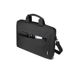Geanta laptop lenovo topload t210 (eco), 16", negru, functii: rezistenta la apa, tip inchidere: fermoar, material: poliester, dimendiuni (lungime x inaltime x adancime): 390mm x 55mm x 275mm, greutate: 0.456 kg,  Genti laptop | electropc.ro