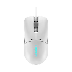 Mouse gaming lenovo legion m300s, iluminare rgb, 8k dpi, sensor pixart, glacier white,  Mouse | electropc.ro