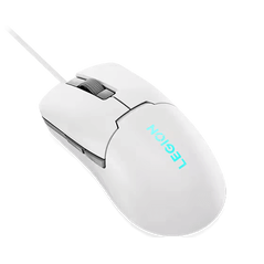 Mouse gaming lenovo legion m300s, iluminare rgb, 8k dpi, sensor pixart, glacier white,  Mouse | electropc.ro