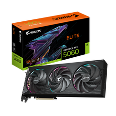 Placa video gigabyte aorus geforce rtx 5060 elite 8gb gddr7 128 bit, pcie 5.0, 3x dp 1x hdmi,  Placi video | electropc.ro