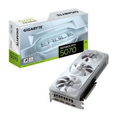 Placa video gigabyte gefroce rtx 5070 eagle oc ice sff 12gb 192 bit, pcie 5.0, 3x dp 1x hdmi,  Placi video | electropc.ro