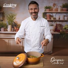 Semioala aluminiu turnat + capac 26x12.5 cm,5.8l, nicolai tand, origini, cooking by heinner,  Tavi copt | electropc.ro