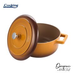 Semioala aluminiu turnat + capac 26x12.5 cm,5.8l, nicolai tand, origini, cooking by heinner,  Tavi copt | electropc.ro