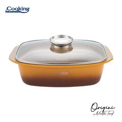 Tava roaster din aluminiu turnat + capac 39 x 22.5 x 11 cm, 5.3l, nicolai tand, origini, cooking by heinner,  Tavi copt | electropc.ro