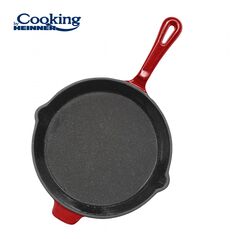 Tigaie fonta emailata 26x5cm, red line, cooking by heinner,  Tigai si seturi | electropc.ro