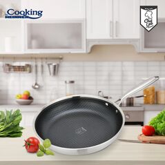 Tigaie inox 3 straturi, 20x4 cm, titanium3, cooking by heinner,  Tigai si seturi | electropc.ro