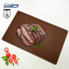 Tocator cu sant haccp gn1/1, 53x32.5x2 cm, maro, cooking by heinner,  Tocatoare | electropc.ro