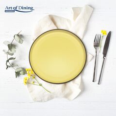 Farfurie intinsa ceramica 27 cm, medeea, art of dining,  Farfurii & Boluri de Servire | electropc.ro