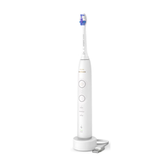 Periuta de dinti electrica philips sonicare hx7410/02, 62.000 miscari/minut, autonomie 21 zile, 3 mod de periere,3 intensitati, senzor presiune luminos, functia brushsync, capat de periere optimal white, capat de periere senstive, toc transport, alb,  Periute electrice de dinti | electropc.ro
