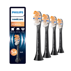 Rezerve philips sonicare a3 premium all in one hx9094/88, pachet de 4 capete de periere standard, sincronizarea modurilor brushsync,  negru, l x a x i (mm) 25.7x60x230.5,  Accesorii | electropc.ro