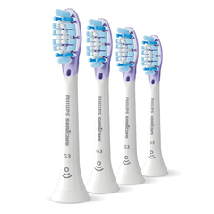 Rezerve philips sonicare gum care hx9054/87, pachet de 4 capete de periere, standard, click-on, sincronizarea modurilor brushsync, alb, l x a x i (mm) 60x25.7x230.5,  Accesorii | electropc.ro