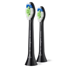 Rezerve philips sonicare optimal white hx6062/88, pachet de 2 capete de periere, standard, click-on, sincronizarea modurilor brushsync, negru, l x a x i (mm) 60x25.7x230.5,  Accesorii | electropc.ro