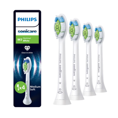 Rezerve philips sonicare optimal white hx6064/87, pachet de 4 capete de periere, standard, click-on, sincronizarea modurilor brushsync, alb, l x a x i (mm) 60x25.7x230.5,  Accesorii | electropc.ro