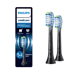 Rezerve philips sonicare plaque defence hx9042/88, pachet de 2 capete de periere, standard, click-on, sincronizarea modurilor brushsync, negru, l x a x i (mm) 60x25.7x230.5,  Accesorii | electropc.ro