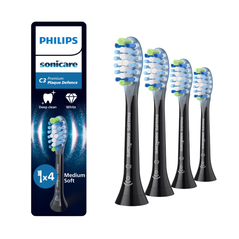 Rezerve philips sonicare plaque defence hx9044/88, pachet de 4 capete de periere, standard, click-on, sincronizarea modurilor brushsync, negru, l x a x i (mm) 60x25.7x230.5,  Accesorii | electropc.ro