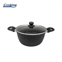 Semioala aluminiu forjat 24x10 cm,3.8l,onix, cooking by heinner,  Tigai si seturi | electropc.ro