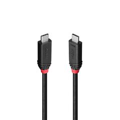 Cablu lindy 1m usb4 240w type c, 40 gbps, black line,  Cabluri periferice | electropc.ro