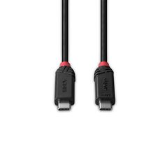 Cablu lindy 2m usb4 240w type c, 40 gbps, black line,  Cabluri periferice | electropc.ro