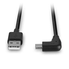Cablu lindy usb c 2 90°, lungime 1m, putere maxima 15w, latime de banda suportata 480mbps, negru,  Cabluri video | electropc.ro