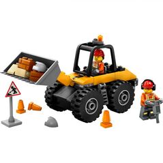 Incarcator pe roti galben pentru constructii, lego 60450,  Seturi de constructie | electropc.ro