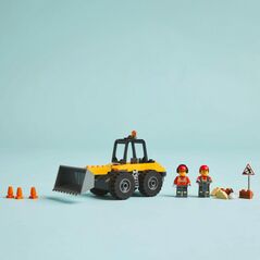 Incarcator pe roti galben pentru constructii, lego 60450,  Seturi de constructie | electropc.ro