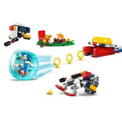 Infruntare la focul de tabara al lui sonic, lego77001,  Seturi de constructie | electropc.ro