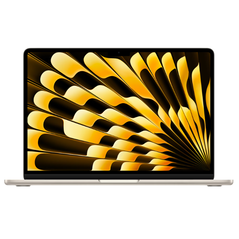 Macbook air 13.6" retina/apple m4 (cpu 10-core, gpu 10-core, neural engine 16-core)/24gb/512gb - starlight - int kb (2025),  Laptopuri | electropc.ro