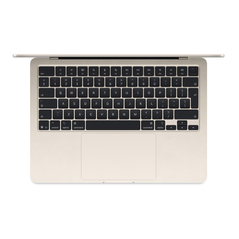 Macbook air 13.6" retina/apple m4 (cpu 10-core, gpu 10-core, neural engine 16-core)/24gb/512gb - starlight - int kb (2025),  Laptopuri | electropc.ro