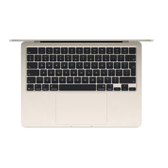Macbook air 13.6" retina/apple m4 (cpu 10-core, gpu 8-core, neural engine 16-core)/16gb/256gb - starlight - int kb (2025) 30w usb‑c,  Laptopuri | electropc.ro