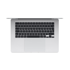 Macbook air 15.3" retina/apple m4 (cpu 10- core, gpu 10- core, neural engine 16- core)/16gb/256gb - silver - int kb (2025),  Laptopuri | electropc.ro