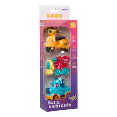 Set 3 vehicule actionate prin inertie, mix,  Masinute | electropc.ro