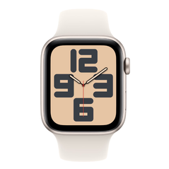 Apple watch se gps 44mm starlight aluminium case with starlight sport band - m/l,  SmartWatch-uri | electropc.ro