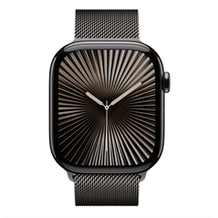 Apple watch series 10 gps + cellular 46mm slate titanium case with slate milanese loop - m/l,  SmartWatch-uri | electropc.ro