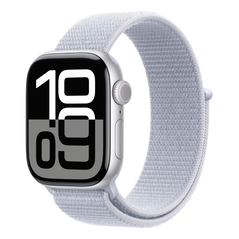 Apple watch series 10 gps 42mm silver aluminium case with blue cloud sport loop,  SmartWatch-uri | electropc.ro
