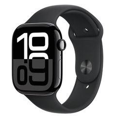 Apple watch series 10 gps 46mm jet black aluminium case with black sport band - s/m,  SmartWatch-uri | electropc.ro