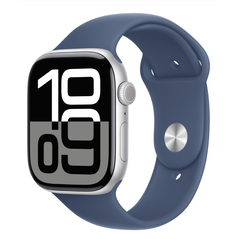 Apple watch series 10 gps 46mm silver aluminium case with denim sport band - m/l,  SmartWatch-uri | electropc.ro