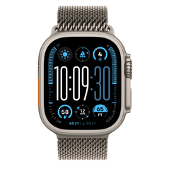 Apple watch ultra 2 gps + cellular 49mm natural titanium case with natural titanium milanese loop - m,  SmartWatch-uri | electropc.ro