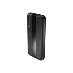 Baterie externa natec, capacitate 10000 mah, 3 porturi usb, baterie li- polymer, negru,  Baterii portabile | electropc.ro