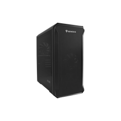 Carcasa genesis irid 503 v2 mini tower negru, tempered glass, sloturi expansiune 4, drive bays: 2x3.5" 3x2.5", ventilatoare suportate: 6 (spate: 1x120mm, fata: 3x120mm sau 2x140mm, sus: 2x120mm sau 2x140mm), ventilatoare incluse: 2 (2x120mm), format placa,  Carcase | electropc.ro