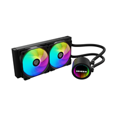Cooler procesor genesis hydria 240 argb negru, dimensiune radiator 276x120x27mm, 2 ventilatoare argb, viteza ventilatoare: 500-1550 rpm, airflow ventilatoare: 80 cfm, suport amd: am4/am5, suport intel: lga 1151/1156/1150/1200/1700/1851,  Ventilatoare carcasa | electropc.ro