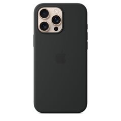 Iphone 16 pro max silicone case with magsafe - black,  Accesorii | electropc.ro